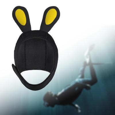 Cagoule de plongée 3mm Néoprène Coiffure Chapeau de surf pour Canoë Kayak Femmes