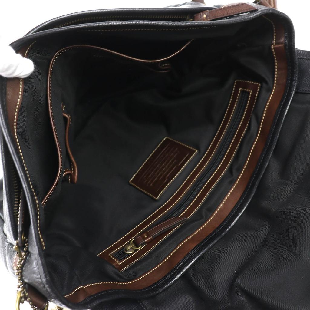 Tolle COACH Schultertasche HARRISON LEATHER MEDIUM MESSENGER schwarz 70386 Gebraucht