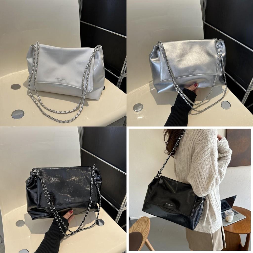 Pu Large Capacity Stylish Minimalist Shoulder Bag For Daily Commute