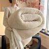 Solid Warmth Jacquard Autumn Winter Blanket Thickened Warm Multi-functional Sofa Blankets Skin Friendly Comfortable Nap Blanket