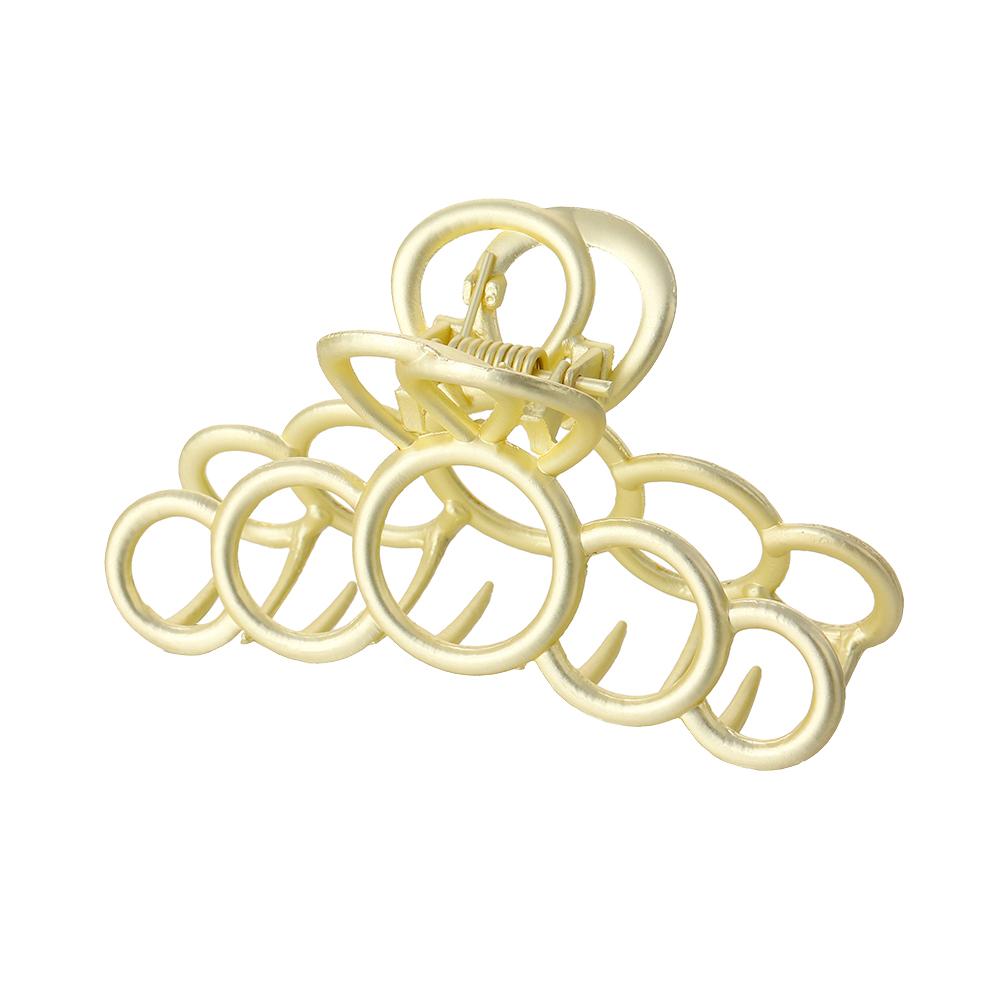 

Модные заколки, матовые металлические когти для волос, женские корейские геометрические крабовые заколки для хвоста, когти, аксессуары для волос, подарочный головной убор