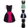 Okouzlující německé šaty Bavorský Dirndl Kostým s Elegantní Zdobení Zástěry