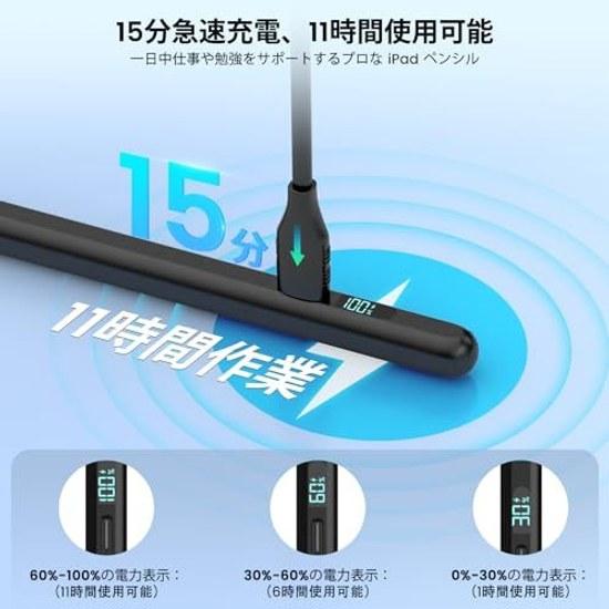 LED battery indicator15-minute fast charging iPad Pencil Mixoo touch pen compatible Apple high sensitivity exclusive stylus ultra-fine level display