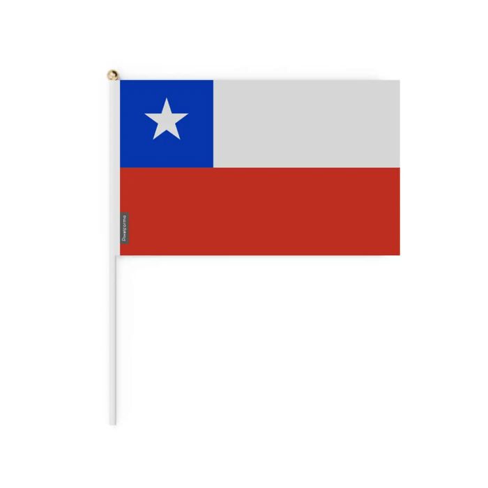 Drapeau - Chili - Mini Drapeau - 20 x 30 cm - Polyester - Recto/Verso