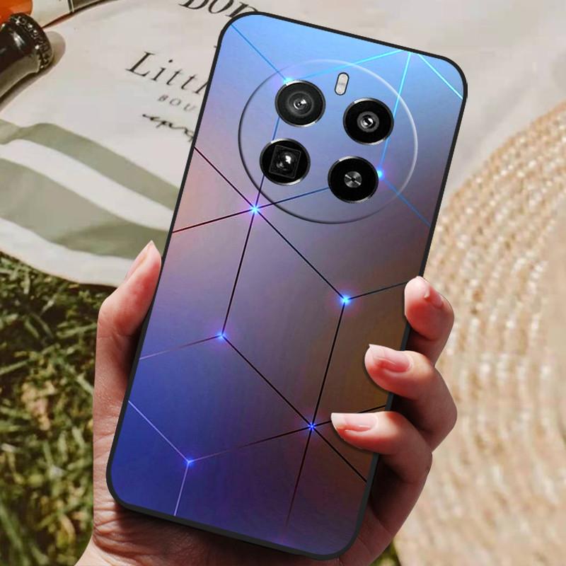 Für Realme 12 Pro Plus Hülle Luxus Handy Silikon Rückseite für Realme 12 Plus Hüllen Realme12 pro+ plus Schutzhülle Capas