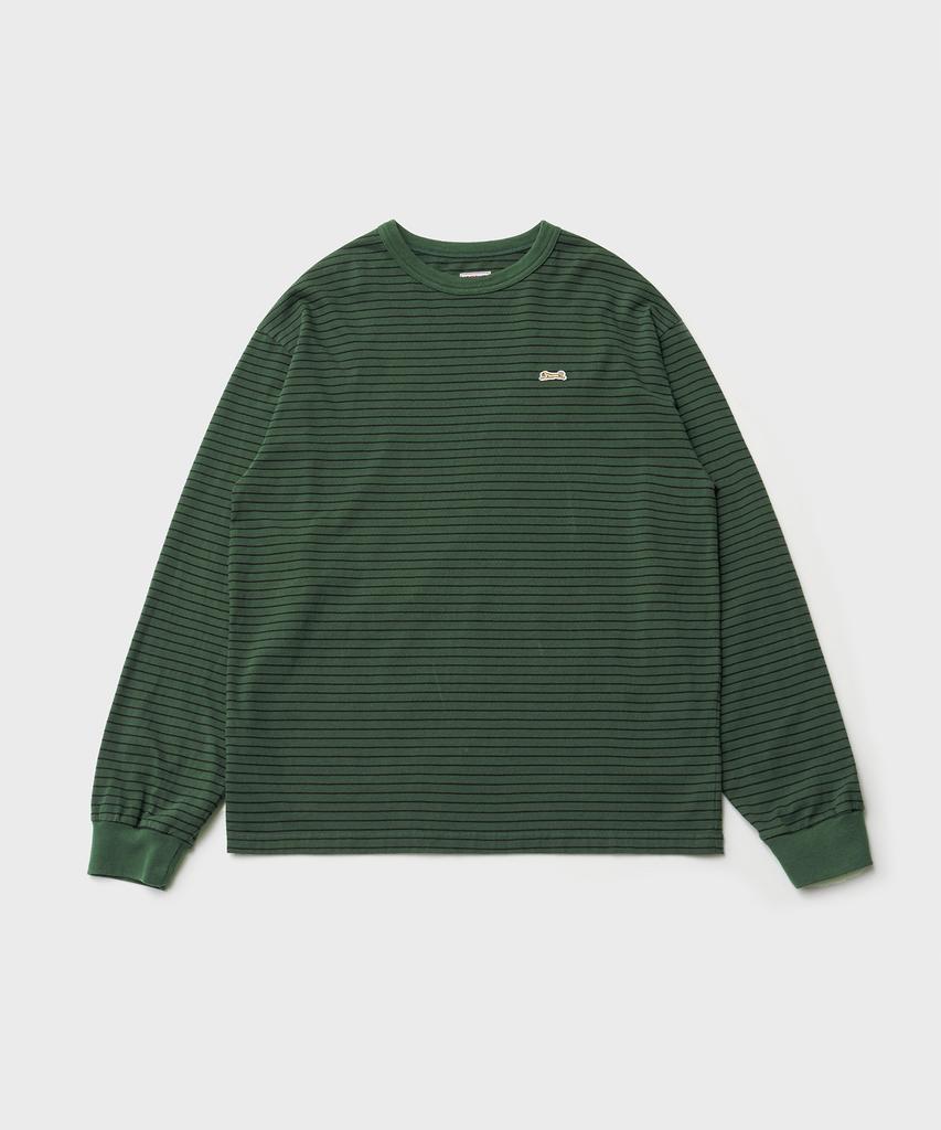LE TIGRE Stripe Longsleeve T-Shirt (Kelly Green)