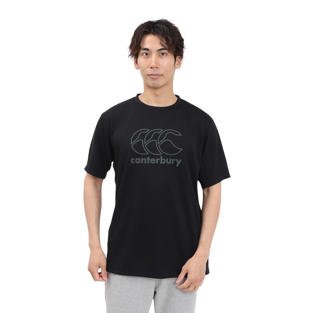 Canterbury R+ WORKOUT TEE Men's Short Sleeve T-Shirt, Black, Size L