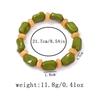 Artistic retro casual versatile bracelet irregular geometric contrasting bead bracelet trendy travel women's bracelet