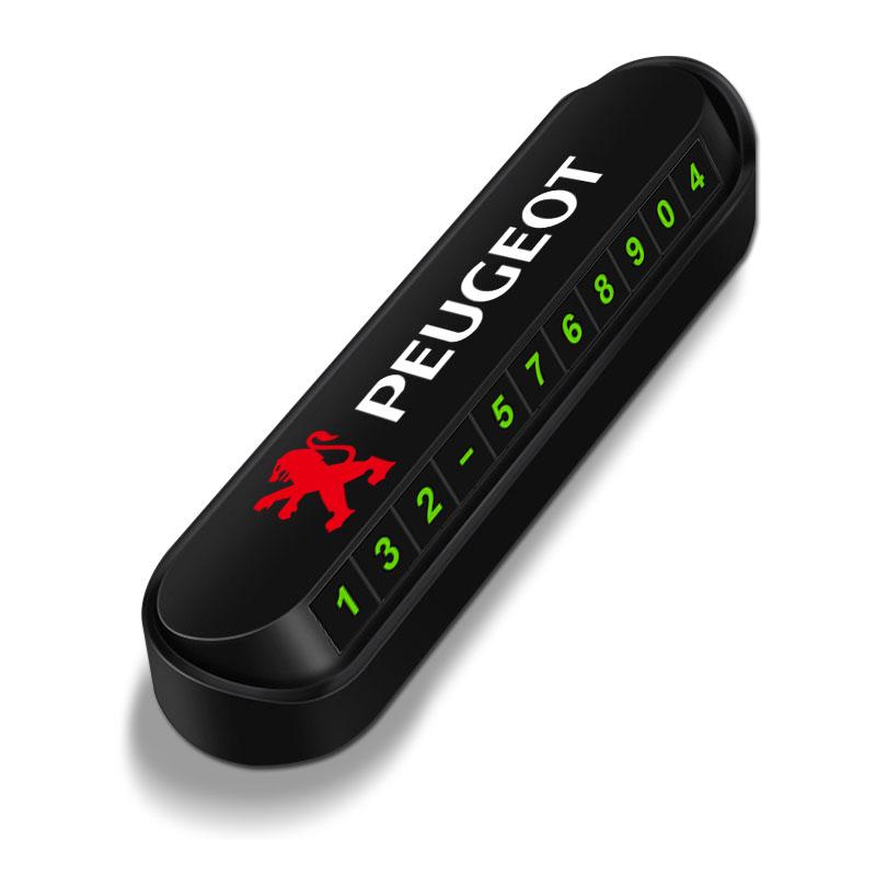 

1 шт. Автомобильная временная парковочная карта Наклейка Карта с номером телефона Табличка Для Peugeot 308 408 508 RCZ 208 3008 2008 206 207 108 406 407 408 206 207 208 306 307 Peugeot чёрный