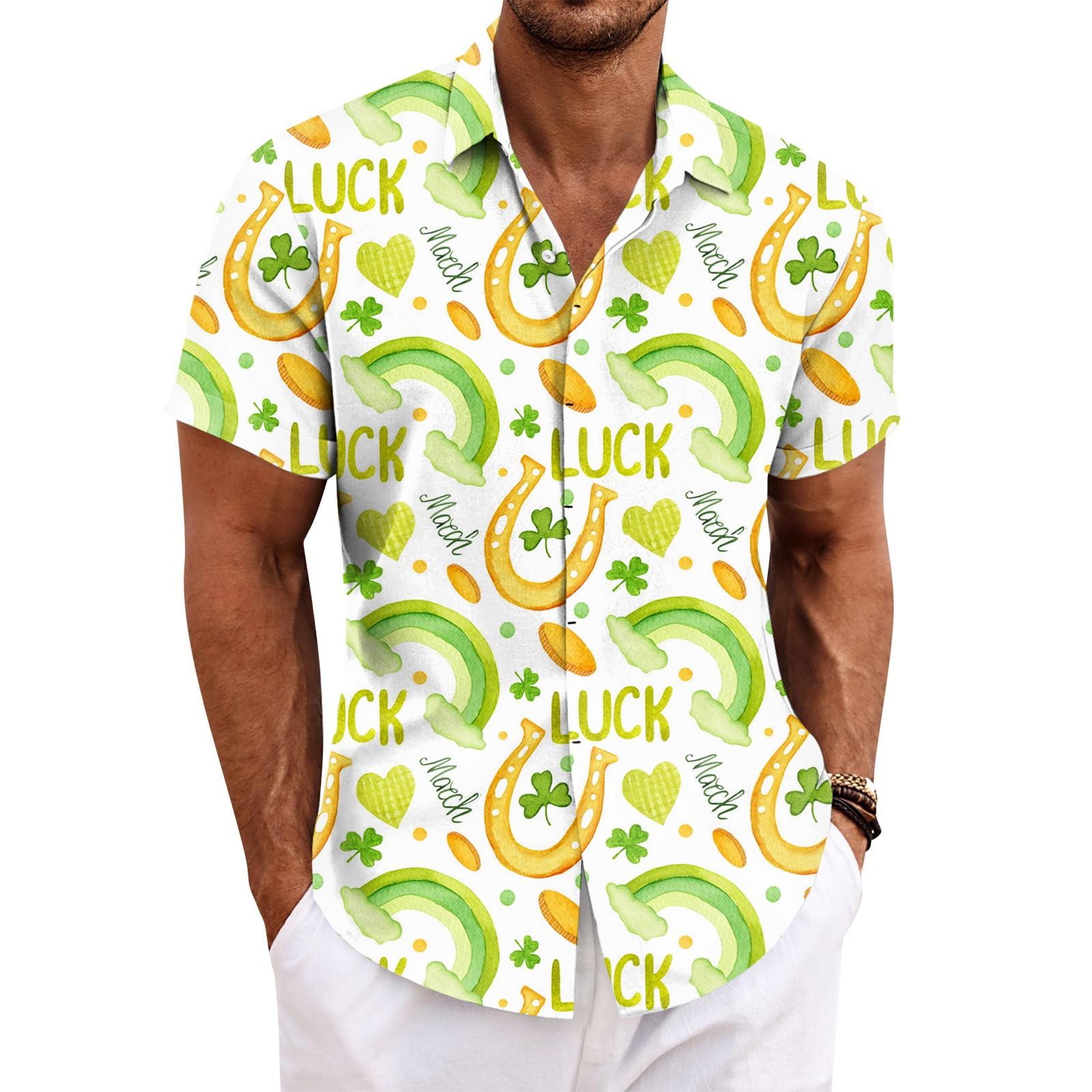 

Рубашка для мужчин, мужские винтажные рубашки для боулинга на пуговицах, летняя пляжная рубашка с коротким рукавом XL жёлтый