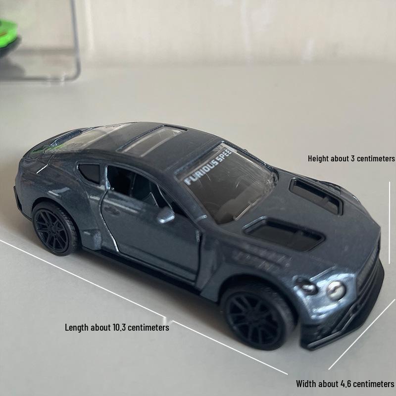1:43 Alloy Pull-Back Sports Car Toy Figurine for Kids - Claw Machine Gashapon Gift.