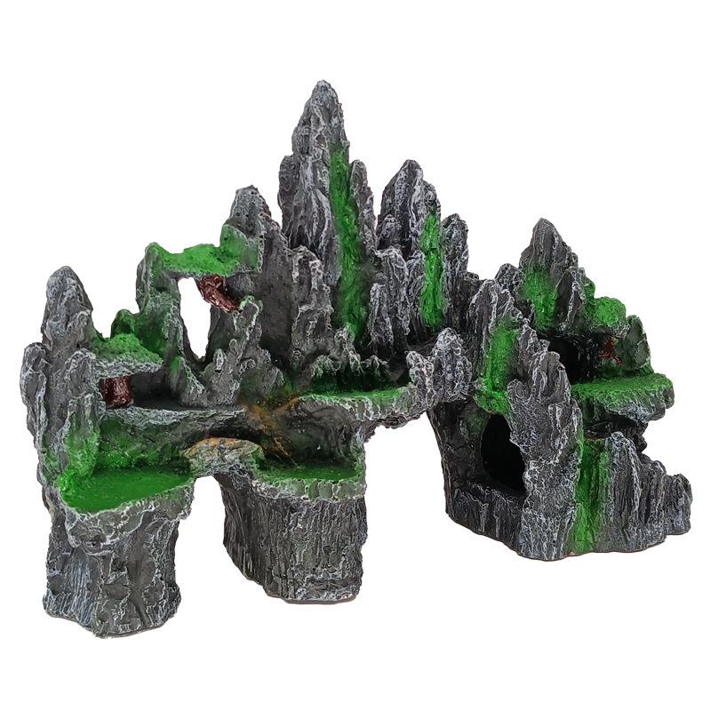 Large Resin Imitation Stone for Creative Rockery Landscaping & Aquarium Decor