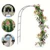 1-2Garden Outdoor Metal Arch Climbing Frame Wedding Celebration Decorative Flower Stand Courtyard Grape Vine Plant Climbing Supp