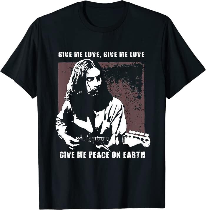 Music Singer 80S Give Me Love Give Me Peace On Earth Classic T-Shirt M