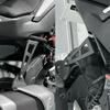 CFMOTO 450SS 450SR 450SRS 450NK için Arka Ayaklık Boşaltma Plakası 450 SS SR NK Motosiklet Ayaklık Egzoz Askı Braketini Çıkarır