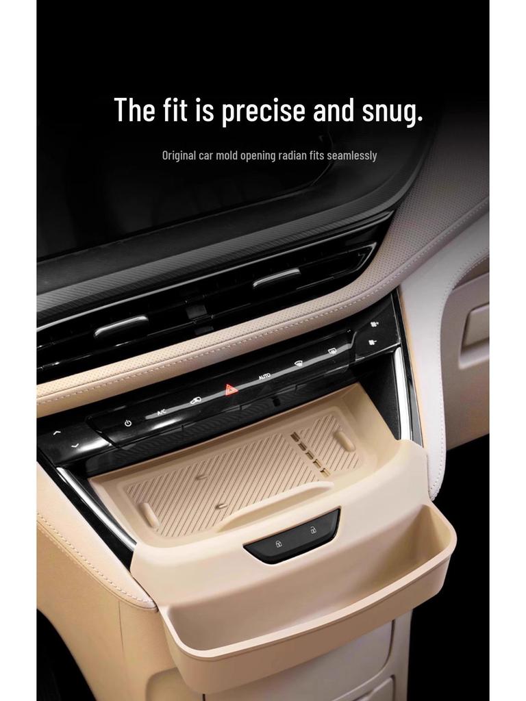 Buick GL8 New Energy Wireless Charging Pad & Console Storage Box for Zun ES/PHEV Modification