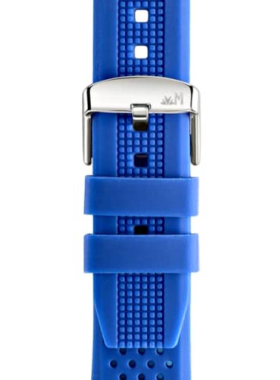 MORELLATO Silicone Watch Strap, Fully Waterproof, SILE Series, 22mm, Blue, with Replacement Tool [Official Import] X4983187065022