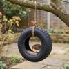 Waterproof Hanging Bird Feeding Bowl Handmade Bird Food Container Feeding Station  Outdoor Backyard