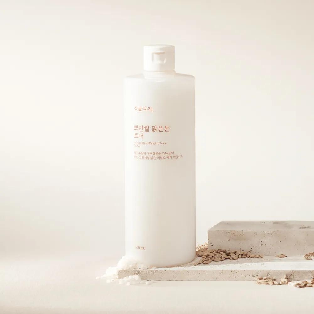 Shingmulnara White Rice Bright Tone Toner 500mL