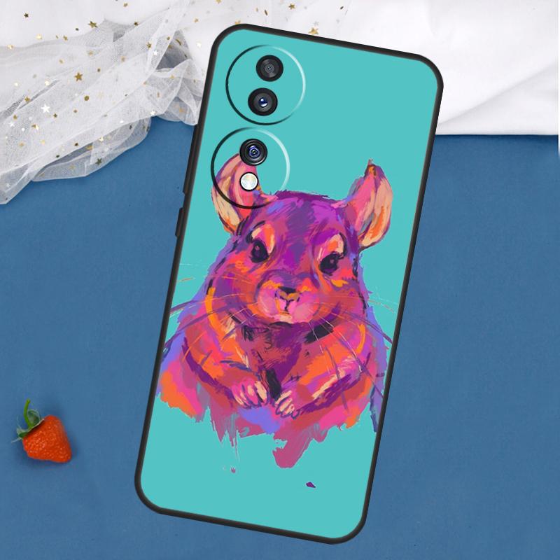 Cartoon Chinchilla Case For Honor Magic 5 6 8 Pro 7 Lite 200 400 50 70 90 X8c X8b X9a X9b X9c X9d Win RT Cover