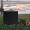 Durable Polyester Fire Pit Cover Designed For 15 Inch Round Pits Featuring Handle Easy Installation