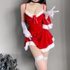 Red show new christmas costume halloween stage costume cosplay bar photography photo suspender skirt