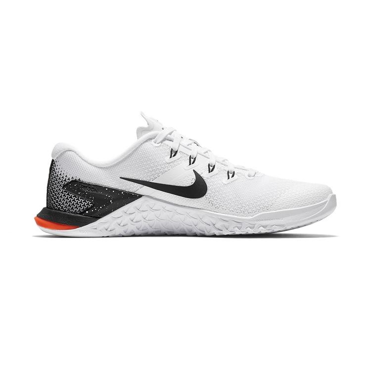 Nike Metcon 4 Shock Absorbing Non-Slip Durable Low-Top Training Shoes Women Sneaker White Black 924593-103