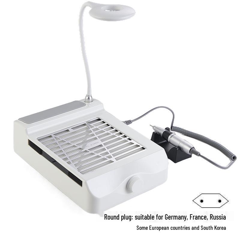 

Japanese-Style 4-in-1 Nail Tool: Grinder, Lamp, Dust Collector, Vacuum Cleaner