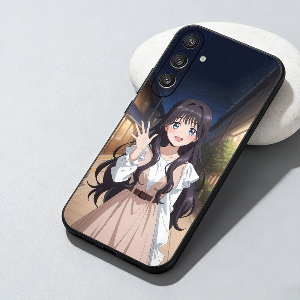 W-Waguri k-Kaoruko Anime Phone Case For Samsung Galaxy A73,A72,A71,A70,A52,A51 Others Soft Black Cover