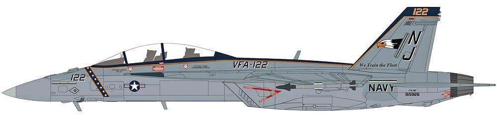 

HOBBY MASTER Super Hornet Flying Eagles 2022 Completed Product 1/72 F/A-18F VFA-122