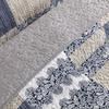 Double-Sided Pure Cotton Plaid Quilt & Pillowcase Set for Double Bed 