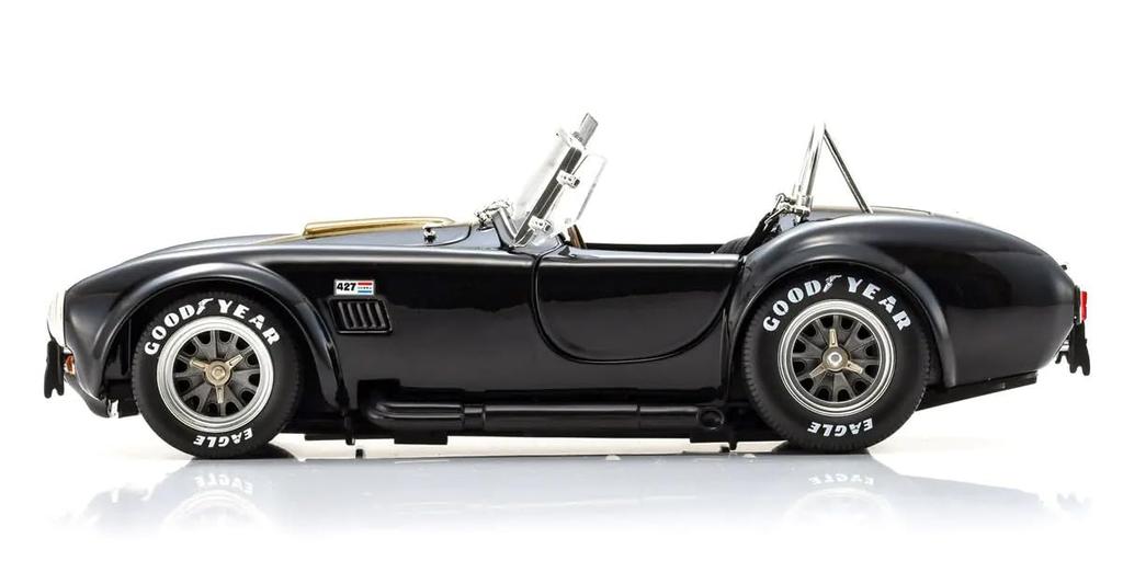 Kyosho Original Scale Shelby Cobra Finished Product KS08048BKG 1/18 427S/C (Black/Gold Stripes)