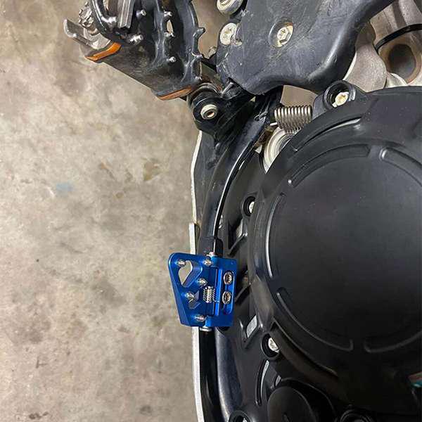Blue Metal Brake Lever Head for Off-road Motorcycle