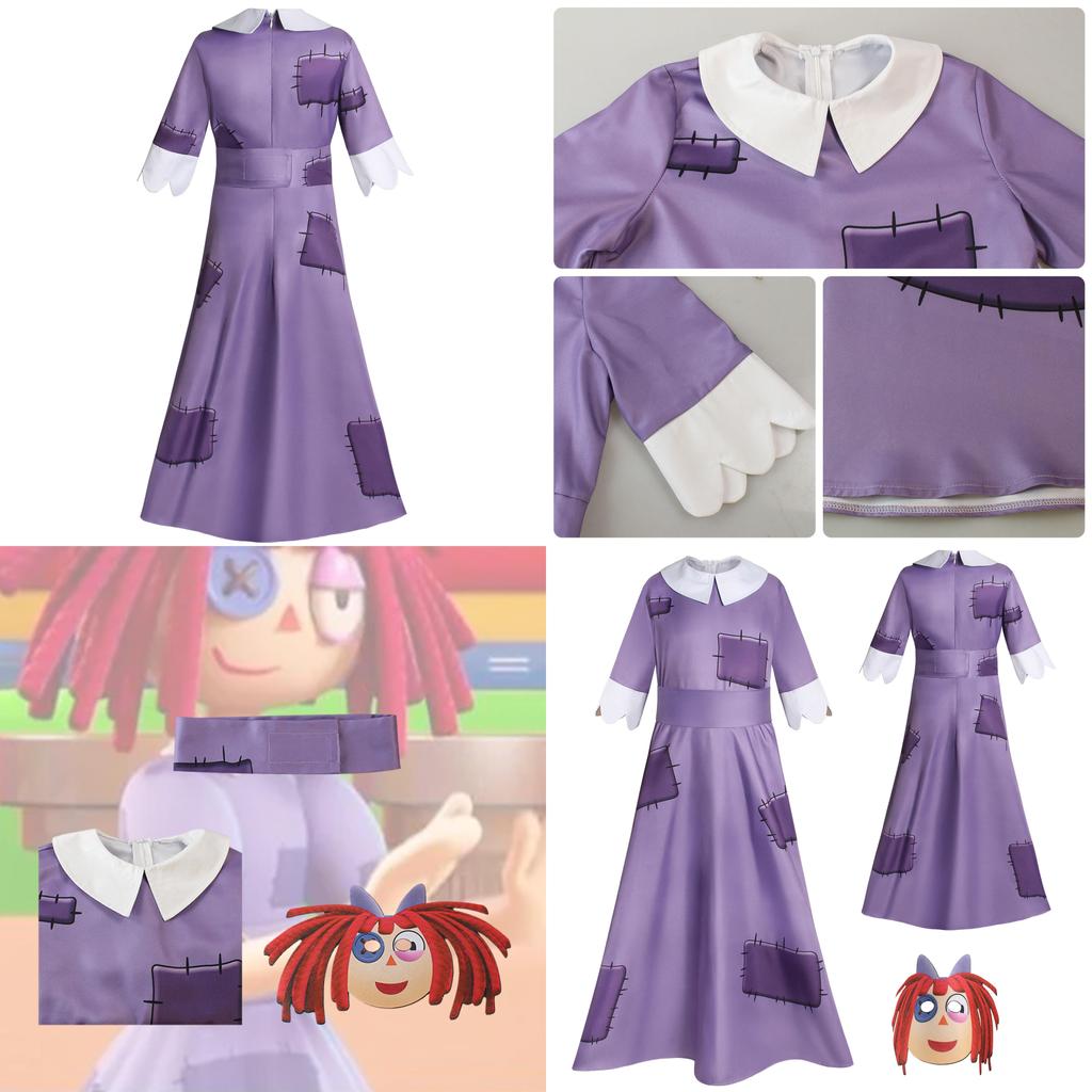 Magisches Zirkuskostümkleid für Halloween-Cosplay Elegant und bezaubernd!