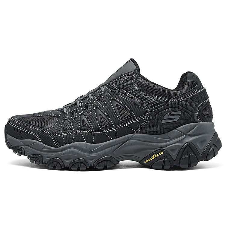 Skechers After Burn M.Fit 2.0 Удобные Универсальные Амортизирующие Нескользящие Прочные Низкие Походные Ботинки Мужские походные ботинки Черный 237610-BKCC 41.5