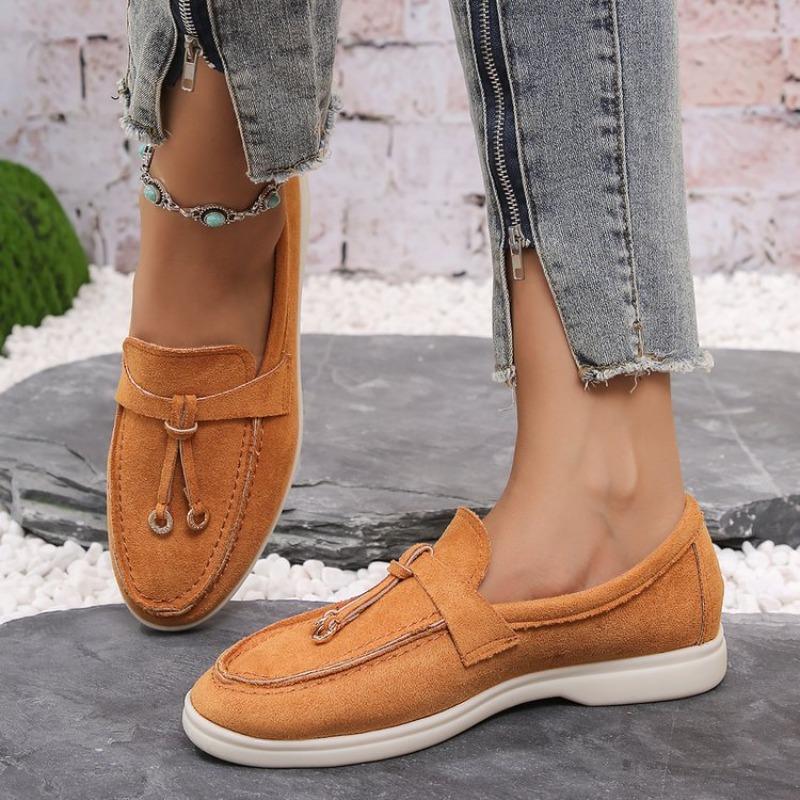 2026 New Women's Slip On Loafers Fashion Casual Flat Lazy Single Shoes