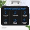 Dual Display 40A 63A 80A 230V Din Rail Adjustable Digital Over Under Voltage Relay Surge Protector Limit Over Current Protection