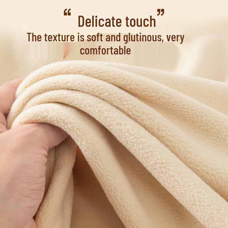 MINISO Men's Thick Fleece Lined Zip-Up Hoodie