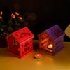 Handmade House Shape Charm Keychain Molds Stylish Sturdy Silicone Set Accessory for Craft Enthusiasts Daily Use