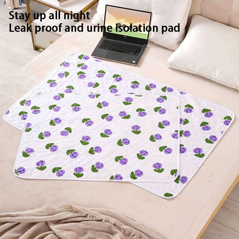 1pc Reusable Underpads - Leakproof, Anti-Slip, Stain-Resistant, Machine Washable for Elderly, Adults, Women'S Menstrual Care, and Pets