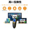 LENVII R777 Barcode Barcode USB Bluetooth Wireless QR Code Suitable for and More Scanner, 1D/2D Reader, Wired/Wireless, 2.4G Reader, Libraries,