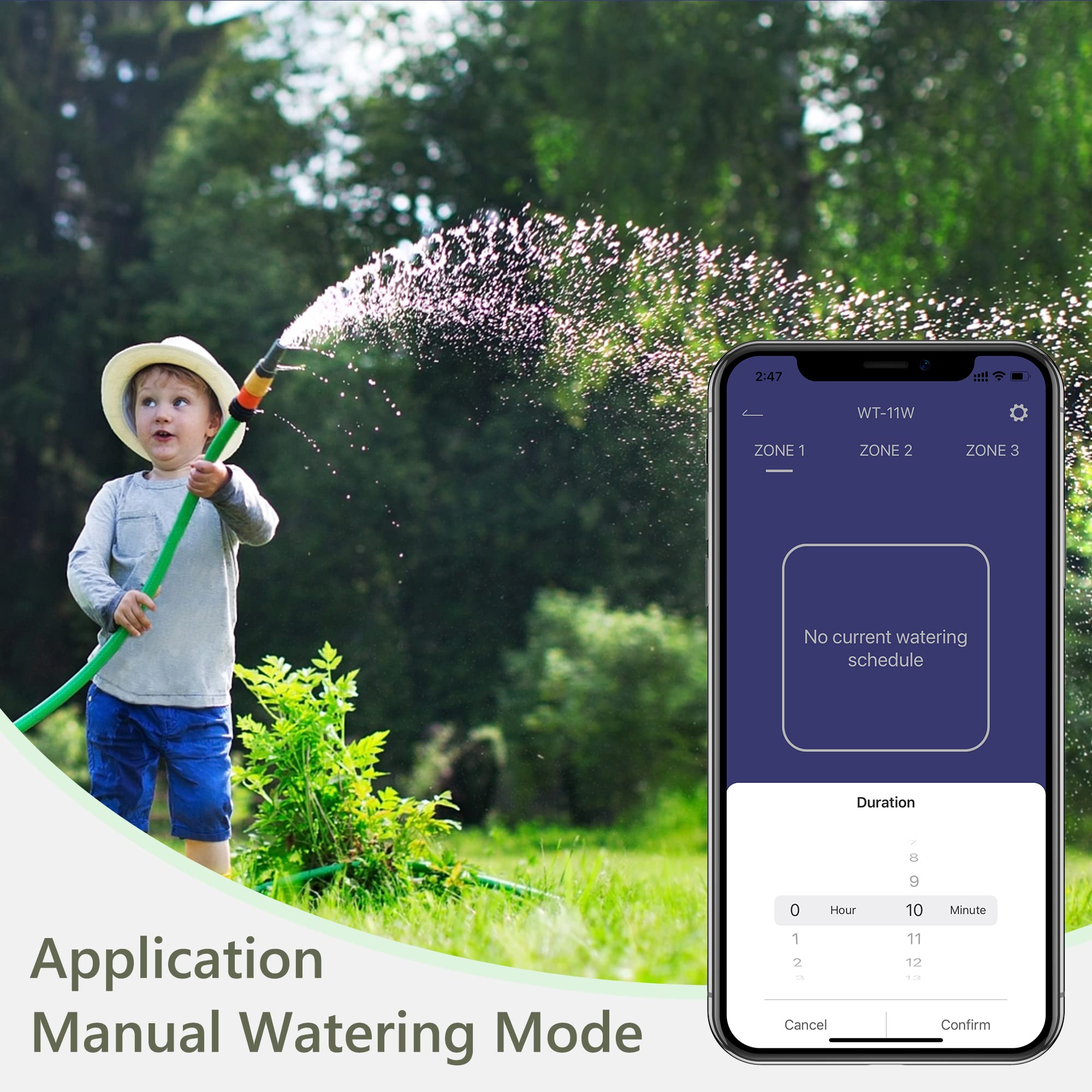 Diivoo Smart WiFi спринклерный таймер 1/2/3 зоны с системой капельного орошения — фото 16