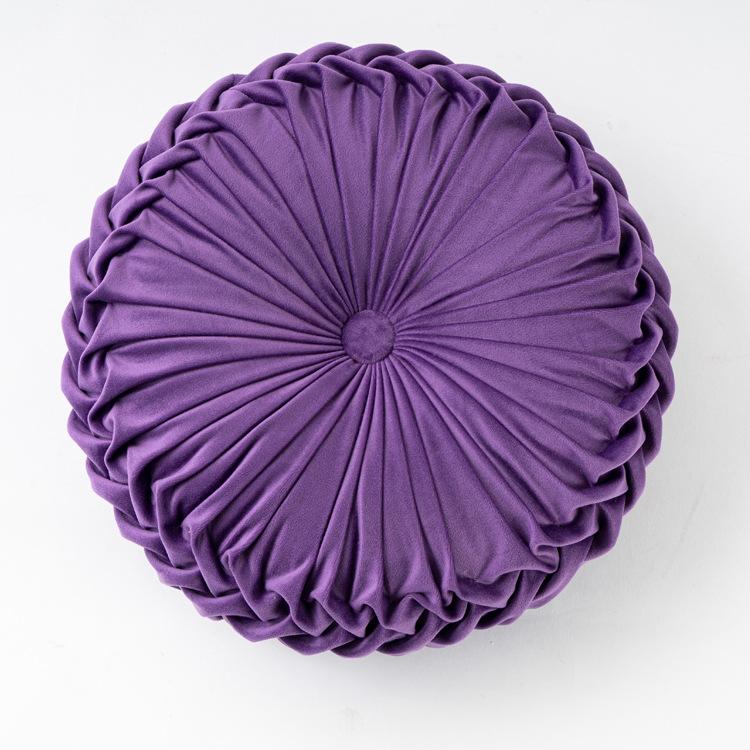 Nordic Style Woven Anti-static Handmade Pumpkin Pillow New Year Bedside Sofa Waist Office Cushion Lumbar Seat Cushions