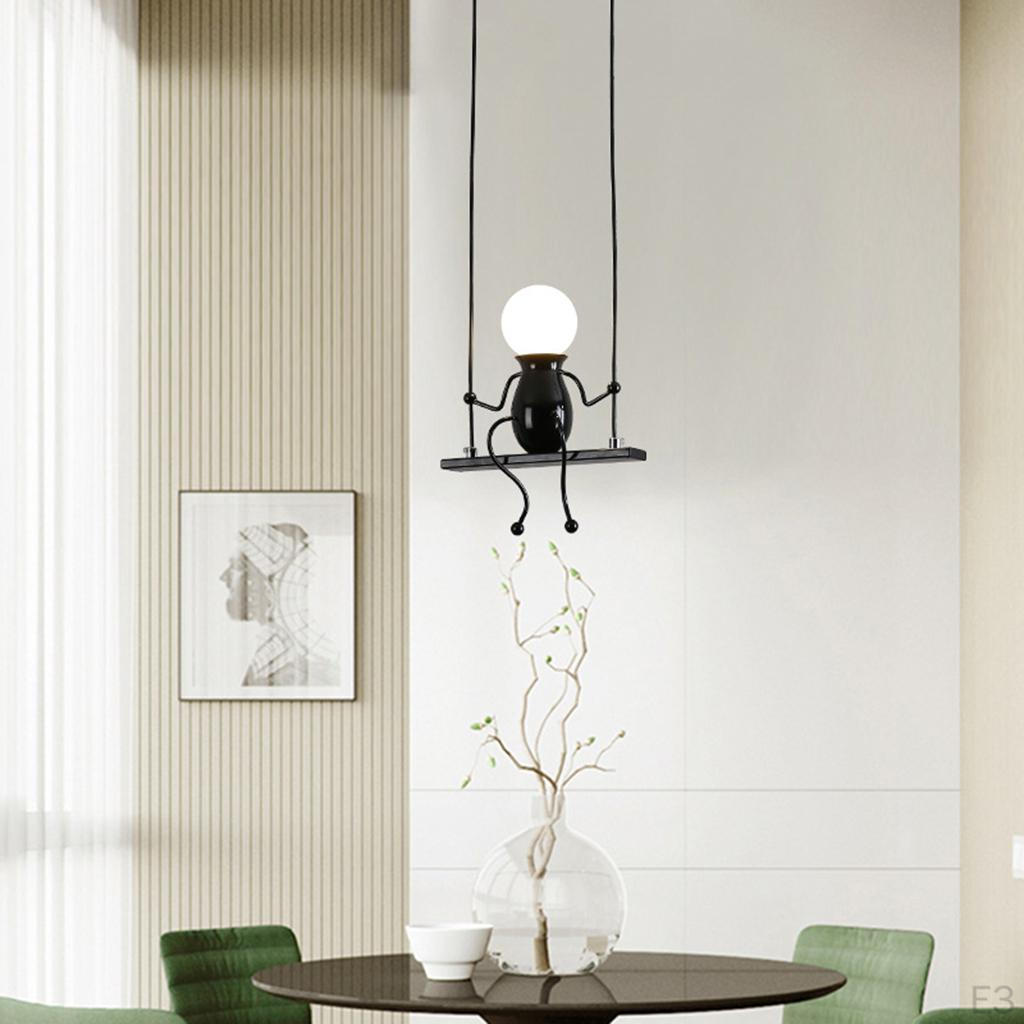 Ceiling Pendant Chandelier Fixtures Metal Bedroom Contemporary Dining Room Restaurant Lamp Indoor