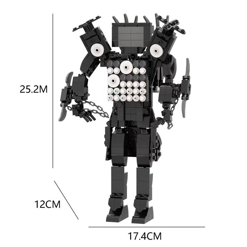 Titan Television New People Toy With Toilet People And Surveillance People Compatible With Diy Blocks Building