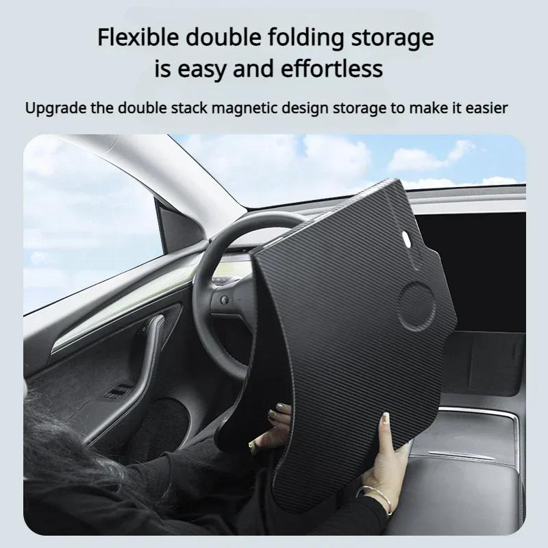 For Tesla Model 3 Y Highland Juniper 2017-2025 Steering Wheel Laptop Tray Food Desk Portable Foldable Office Table Accessories