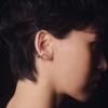 Hustad 236 Leaf Earcuff _ 925 Silver Earcuff