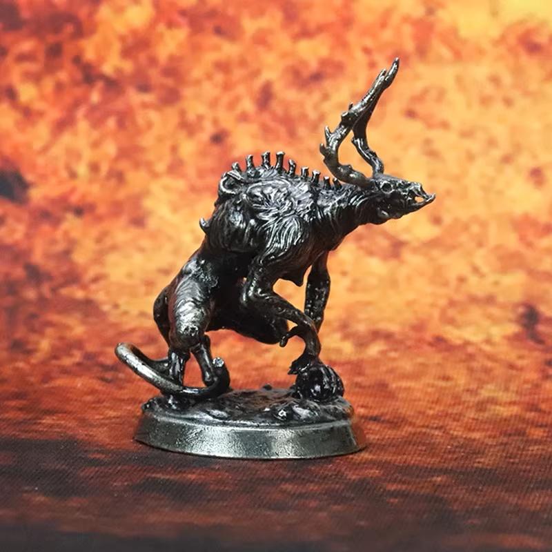 Cupronickel Metal Demon Undead Miniatures Fantasy RPG Tabletop Game Figures for Pathfinder & Similar Tabletop Gaming