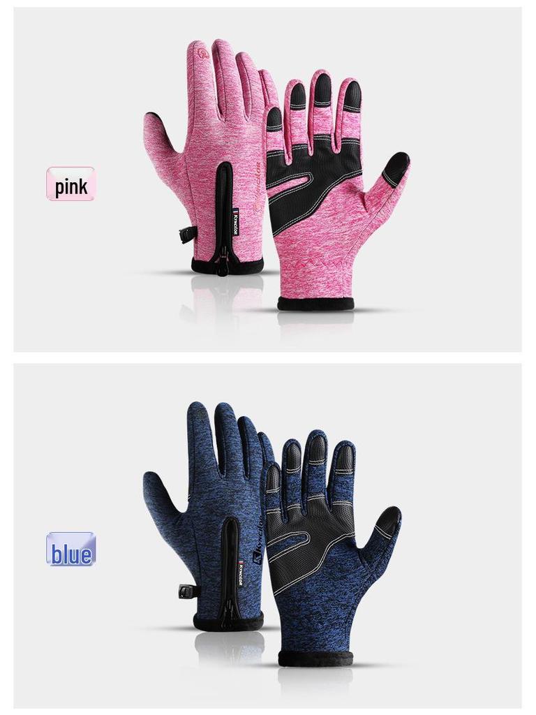 Touchscreen Winter Sports Waterproof Fleece Gloves for Men & Women