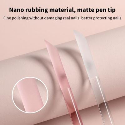 1 pz. Lucidatura per unghie in vetro, spingi cuticole, bastoncino per manicure, lime per unghie professionali per manicure, accessori per unghie artistiche